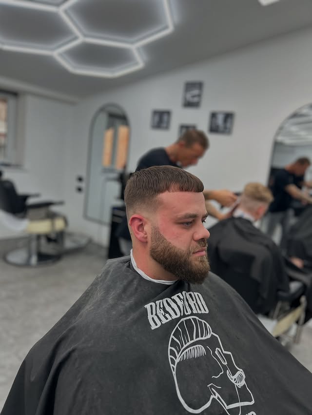 Crop and full beard — Bedford Barber Co